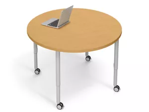 Modern Edge Mobile Round Tables
