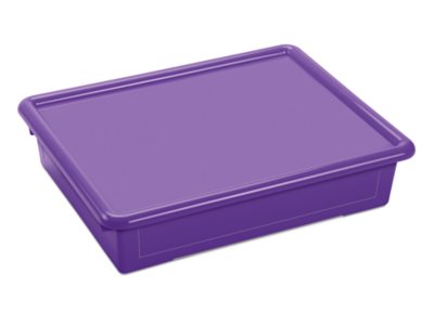Lid for Heavy-Duty Paper Tray - Purple