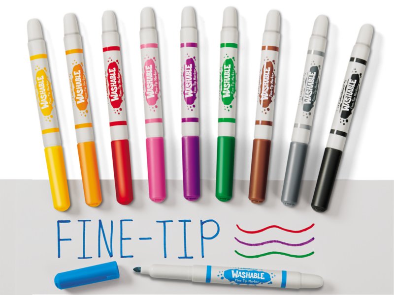 Best-Buy Washable Fine-Tip Markers - Student Pack at Lakeshore