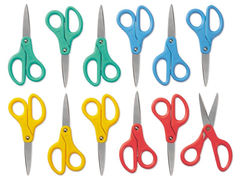 Lakeshore Pointed-Tip Scissors - Set of 12 at Lakeshore Learning