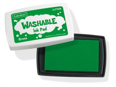 Lakeshore Washable Ink Pad Green at Lakeshore Learning