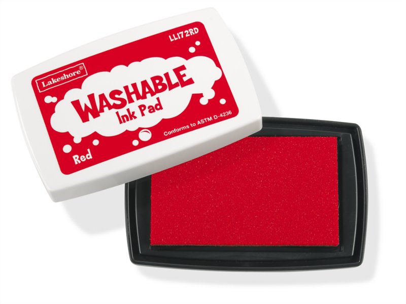 Lakeshore Washable Ink Pad Red at Lakeshore Learning