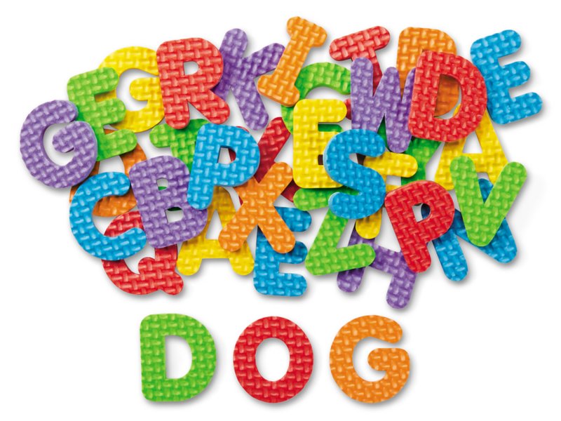 Peel & Stick Tactile Letters at Lakeshore Learning