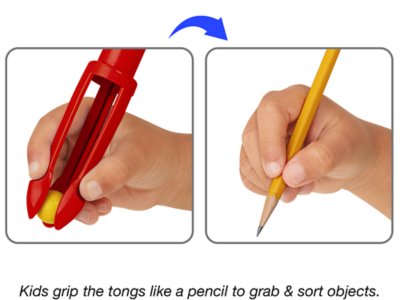 Fine Motor Tweezer Tongs - Set of 4 at Lakeshore Learning