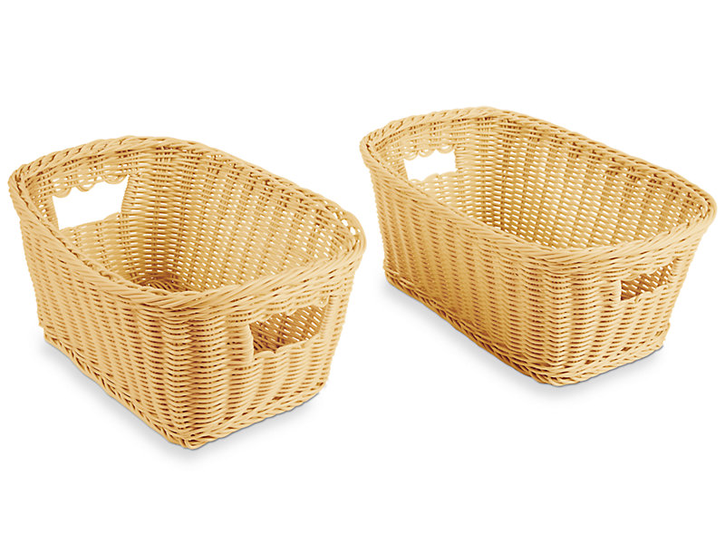 Plastic basket with 2 strengthened plastic handles, 20 L