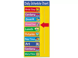 What Will We Do Today? Schedule Chart
