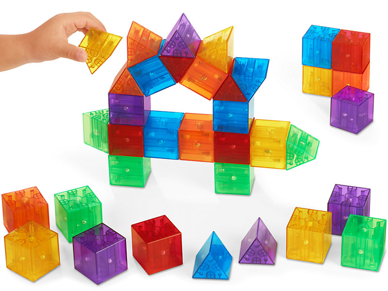Jumbo Magnetic Building Tiles at Lakeshore Learning