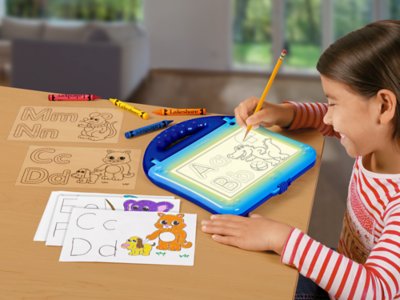 Alpha-Sketch Light-Up Center