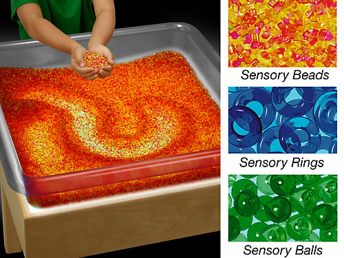 Light Table Sensory Play Materials - Complete Set at Lakeshore