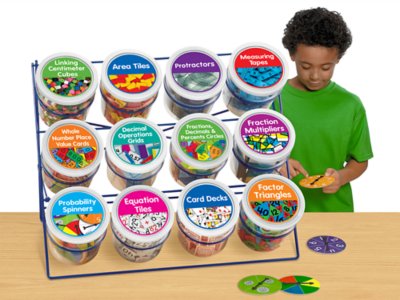 Upper Grades Math Manipulative Library at Lakeshore Learning