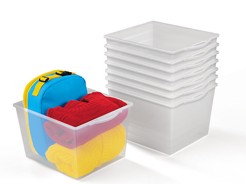 Small Cubby Bin Plastic Storage Container Multi Purpose Storage