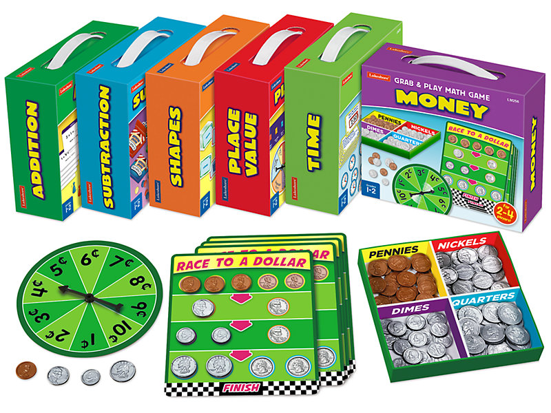 Grab & Play Math Games - Gr. 1-2 - Complete Set At Lakeshore Learning