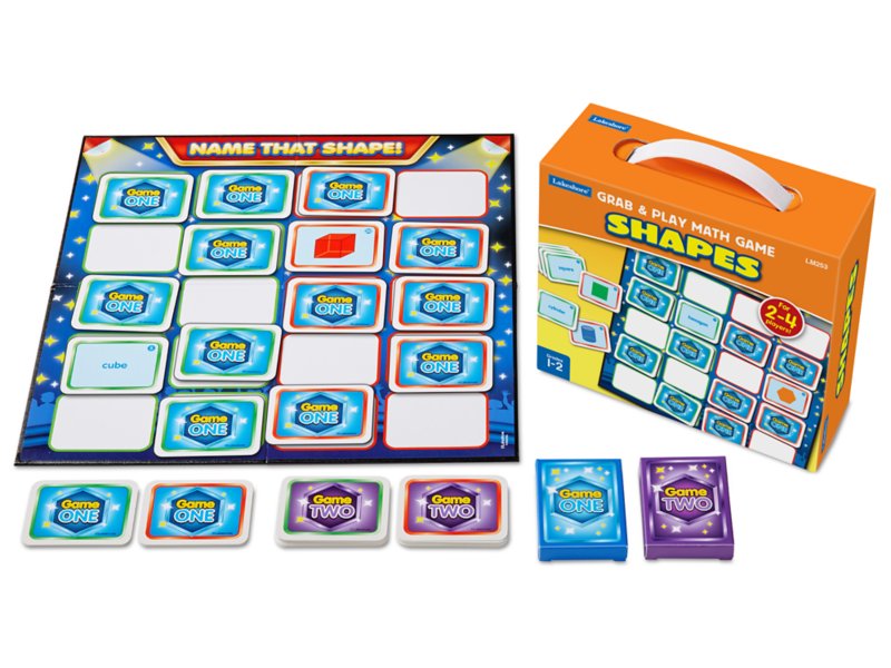 Shapes Grab & Play Game - Gr. 1-2 at Lakeshore Learning