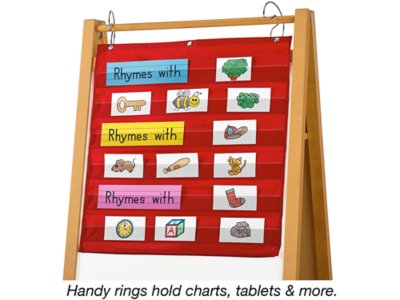 Hardwood Mobile Teaching Easel