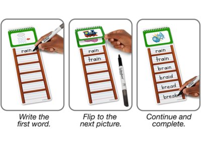 Write&nbsp;& Wipe Word Ladders&nbsp;- Vowel Sounds
