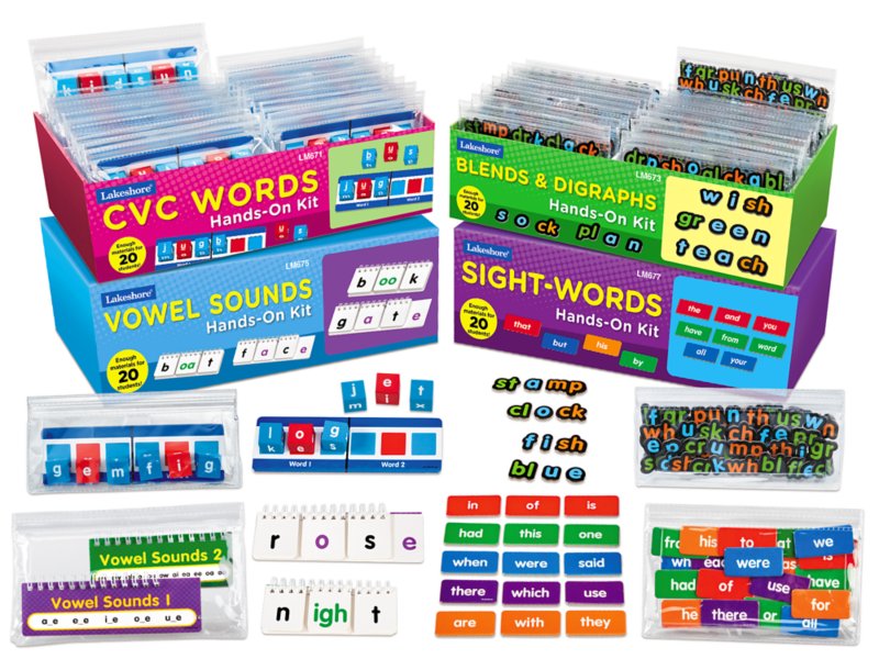 Hands-On Reading Skills Teaching Kits - Complete Set at Lakeshore Learning