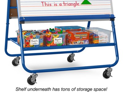 All-Purpose Extra-Wide Mobile Teaching Easel 