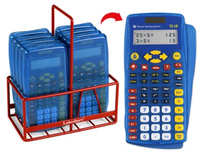 Texas Instruments TI-15 Calculator Teacher Kit Pack