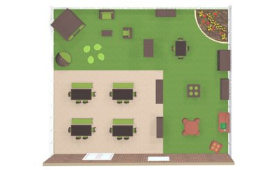 Outdoor Preschool Environment Layout | Lakeshore® Furniture