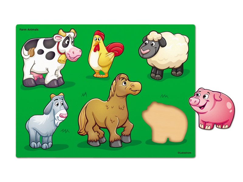 Farm Animals Puzzle at Lakeshore Learning