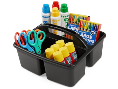 Black Classroom Supply Caddy