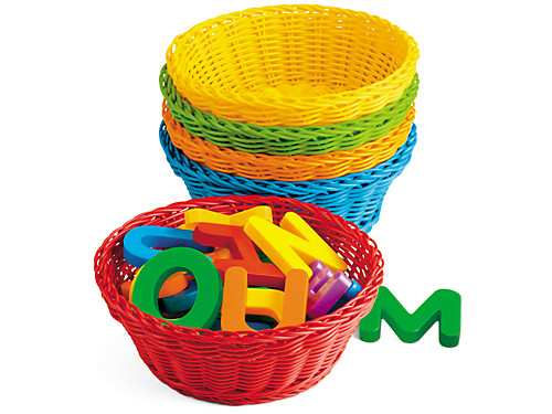 Supply Plastic lace fruit basket Plastic basket 244-205/206/207