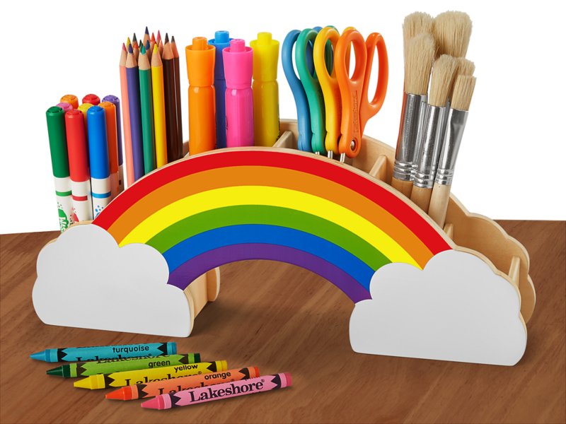 CARDBOARD RAINBOW PENCIL CADDY 🌈🌈 What - hello, Wonderful