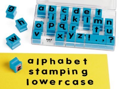 Colorations Alphabet Dough Stampers Set, Lowercase Letters, 26 Letter  Stamps for Toddlers & Preschool Kids, Learn ABC & Spelling, Play Dough  Creative