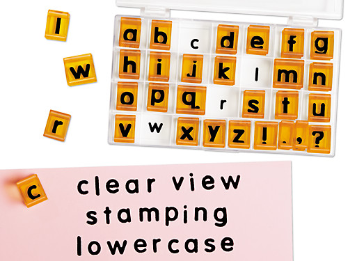 Lakeshore Uppercase Alphabet & Number Dough Stampers
