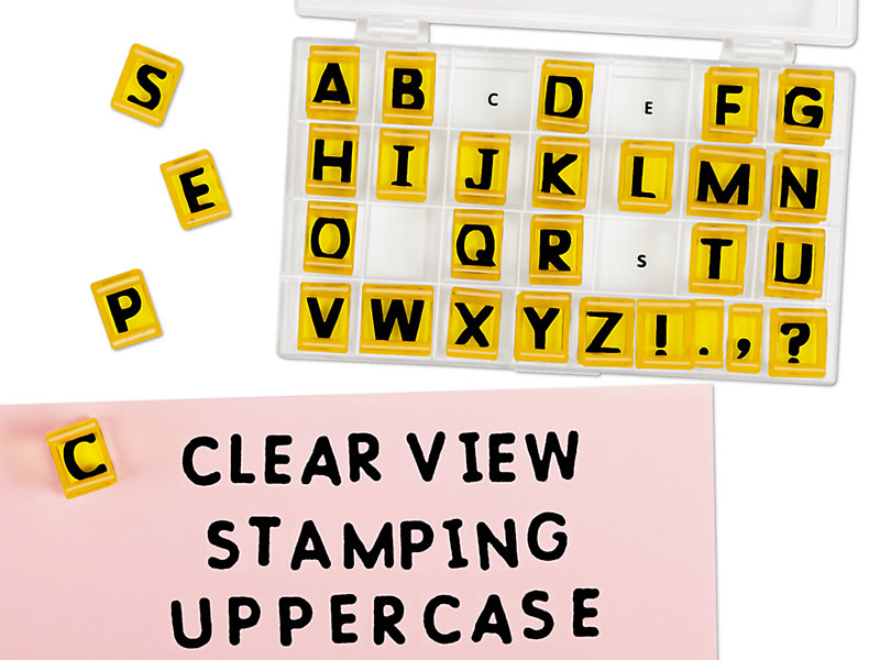 Learning Resources Uppercase Alphabet & Punctuation Stamps