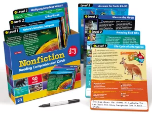 Nonfiction Reading Comprehension Practice Cards&nbsp;- Gr.&nbsp;<span style="white-space: nowrap;">2-3</span>