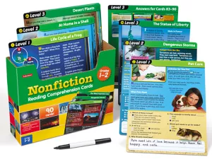 Nonfiction Reading Comprehension Practice Cards&nbsp;- Gr.&nbsp;<span style="white-space: nowrap;">1-2</span>