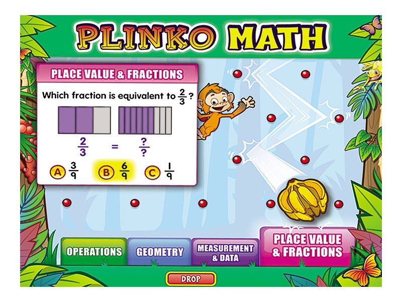 Bubble Pop! Math Challenge Games - Gr. 3-4 - Interactive CD-ROMs