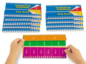 Comparing Fractions Flip Books&nbsp;- Set&nbsp;of&nbsp;10