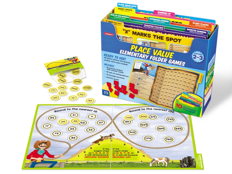 Place Value Folder Game Library - Gr. 2-3 at Lakeshore Learning
