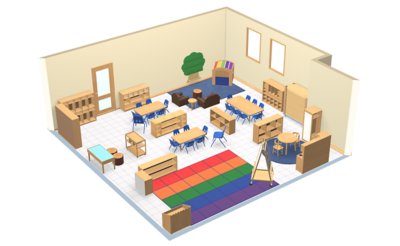 Preschool Classroom Layout | Lakeshore® Furniture