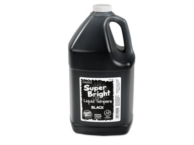 Superbright Liquid Tempera Paint - Gallon - Black