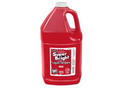 Superbright Liquid Tempera Paint - Gallon - Red