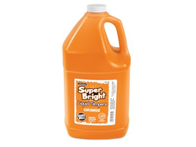 Superbright Liquid Tempera Paint - Gallon - Orange