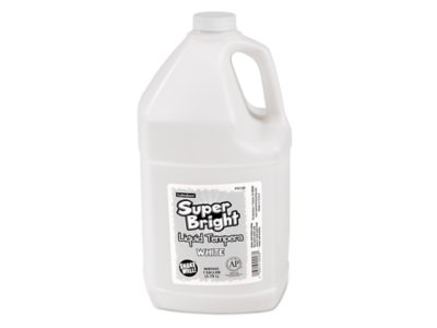 Superbright Liquid Tempera Paint - Gallon - White