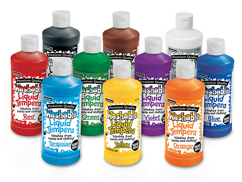Red Washable Paint: Carol's Affordable Curriculum Online store