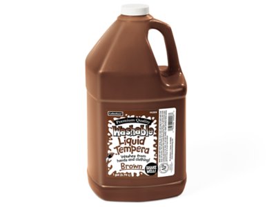  Fully Washable Liquid Tempera Paint - Gallon - Brown