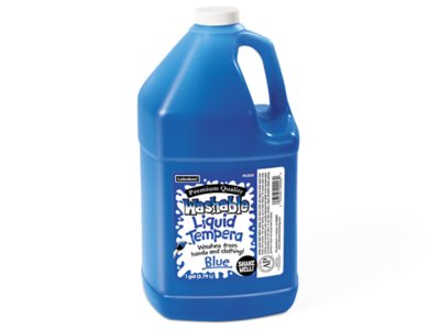  Fully Washable Liquid Tempera Paint - Gallon - Blue