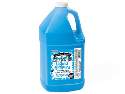  Fully Washable Liquid Tempera Paint - Gallon - Turquoise