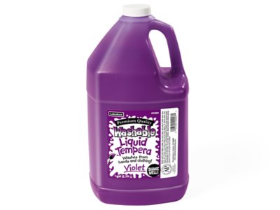  Fully Washable Liquid Tempera Paint - Gallon - Violet