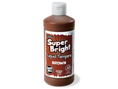 Superbright Liquid Tempera Paint Pint Brown at Lakeshore Learning