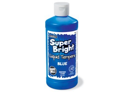 Superbright Liquid Tempera Paint Pint Blue at Lakeshore Learning