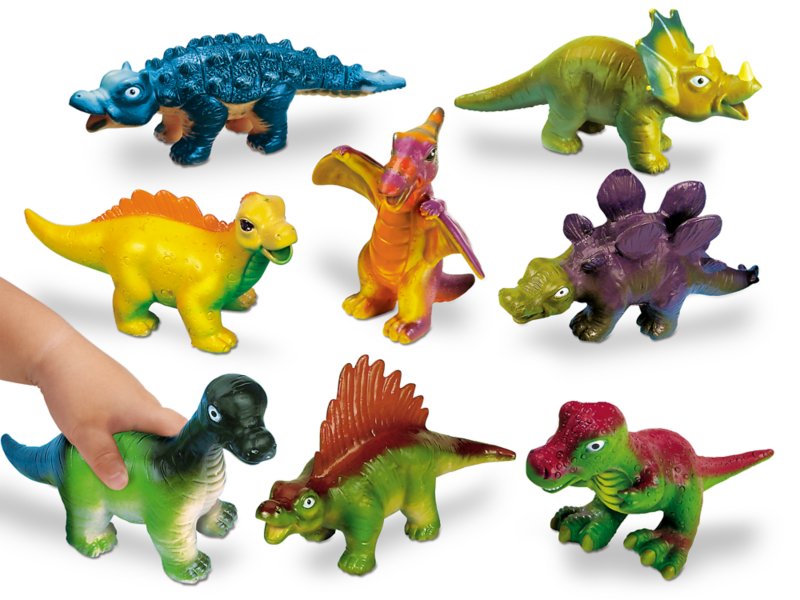 Dinosaur Painting with 6 Dinos & Painting Accessories, Children Fun Paint Your Own Dinosaur Art & Crafts DIY Dinosaur Toys for Preschool 3-5 Years Old