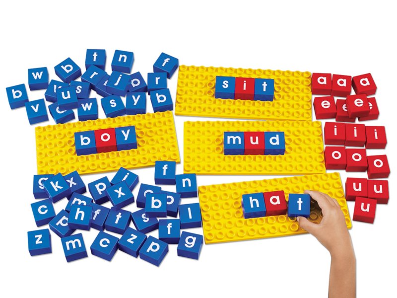 Snap-Together Letter Blocks at Lakeshore Learning