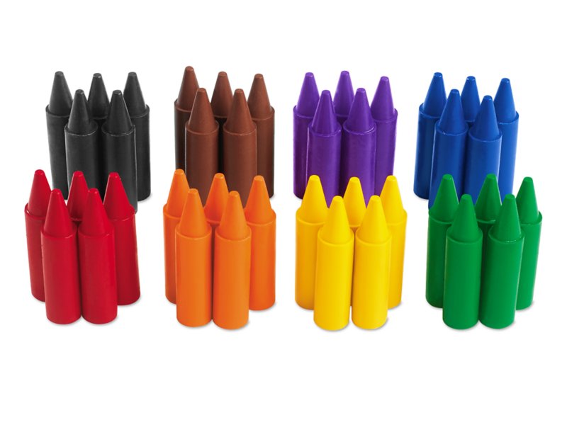 Rubbing Crayons - Set of 40 at Lakeshore Learning